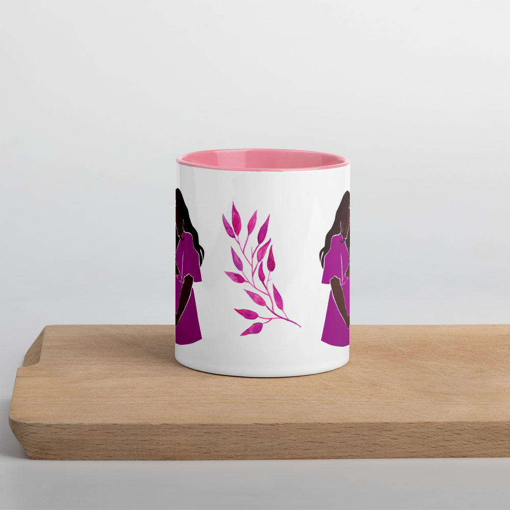 Magenta Pregnancy Mug • 2023 New Year & New Life • 2023 Pregnancy Announcement Coffee Mug