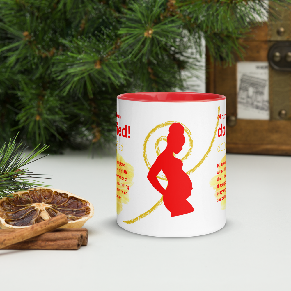 Personalized “Doulafied” Coffee Mug • Doula Coffee Mug • Black Birth Worker Mug • Doula Thank You • Birthing Coach Mug • Labor Coach Mug