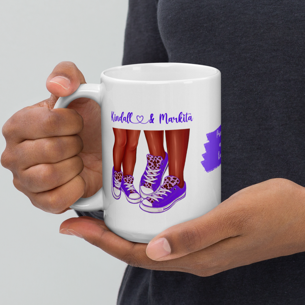 Mom and Daughter Personalized Coffee Mug • Mother’s Day Coffee Mug Gift • Sneaker Mom Mug