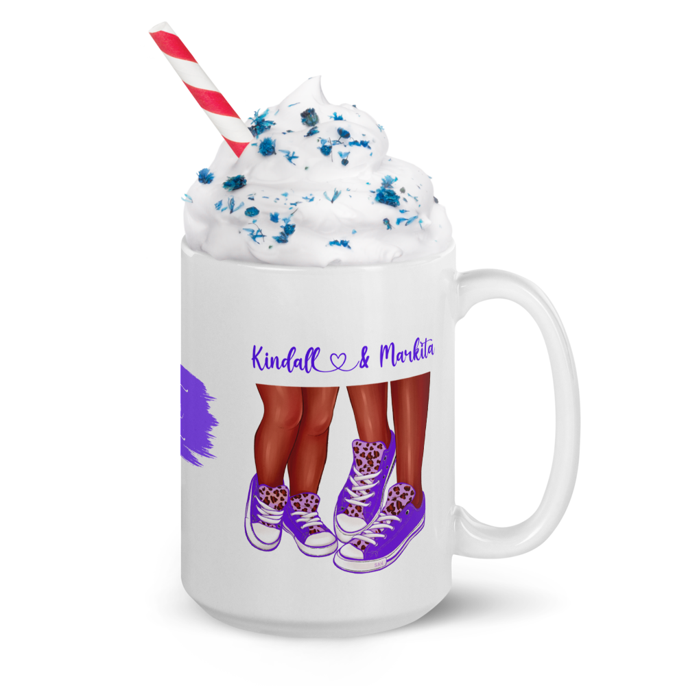 Mom and Daughter Personalized Coffee Mug • Mother’s Day Coffee Mug Gift • Sneaker Mom Mug