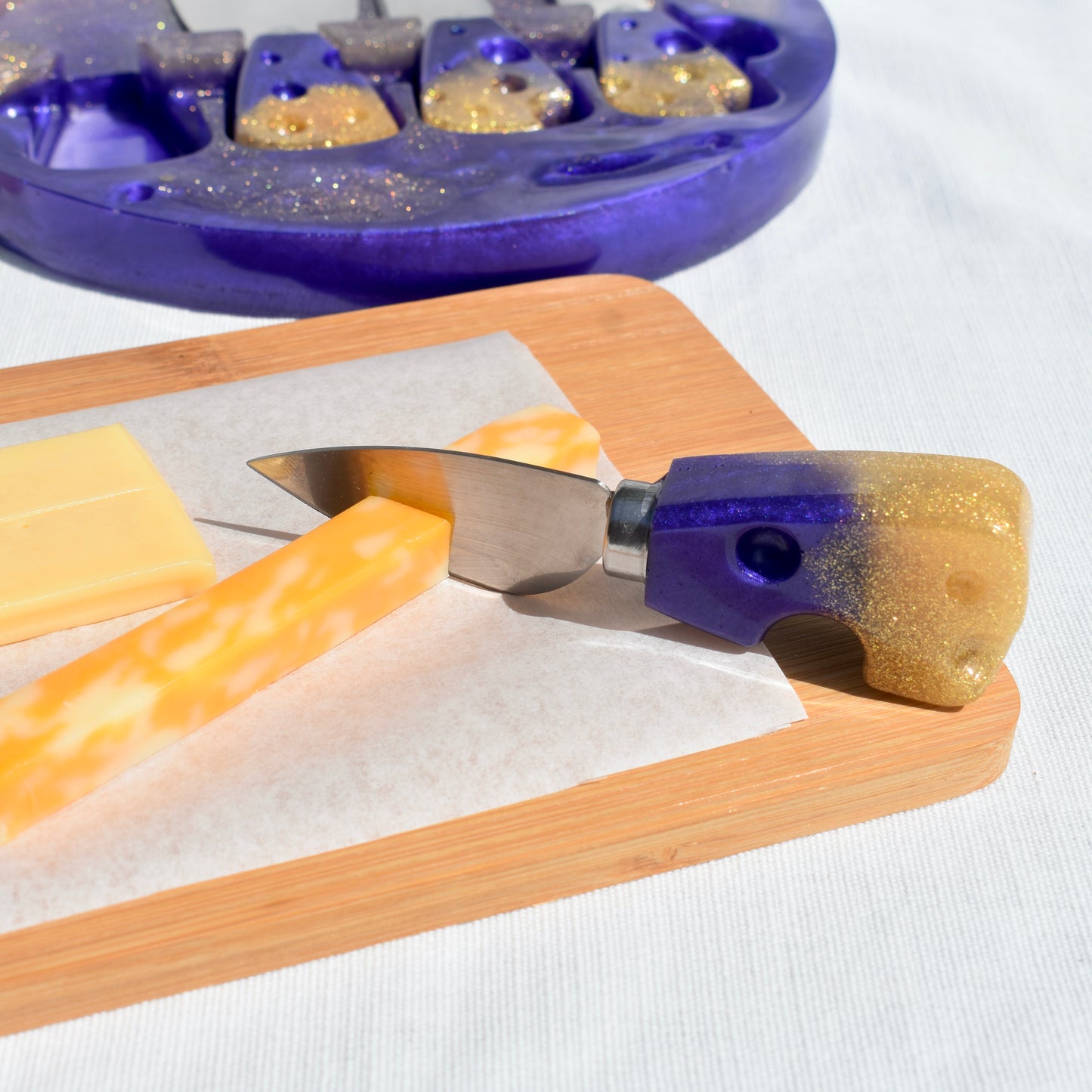 Cheese Tool Set with Storage Container • Custom Cheese Tools for Charcuterie Boards