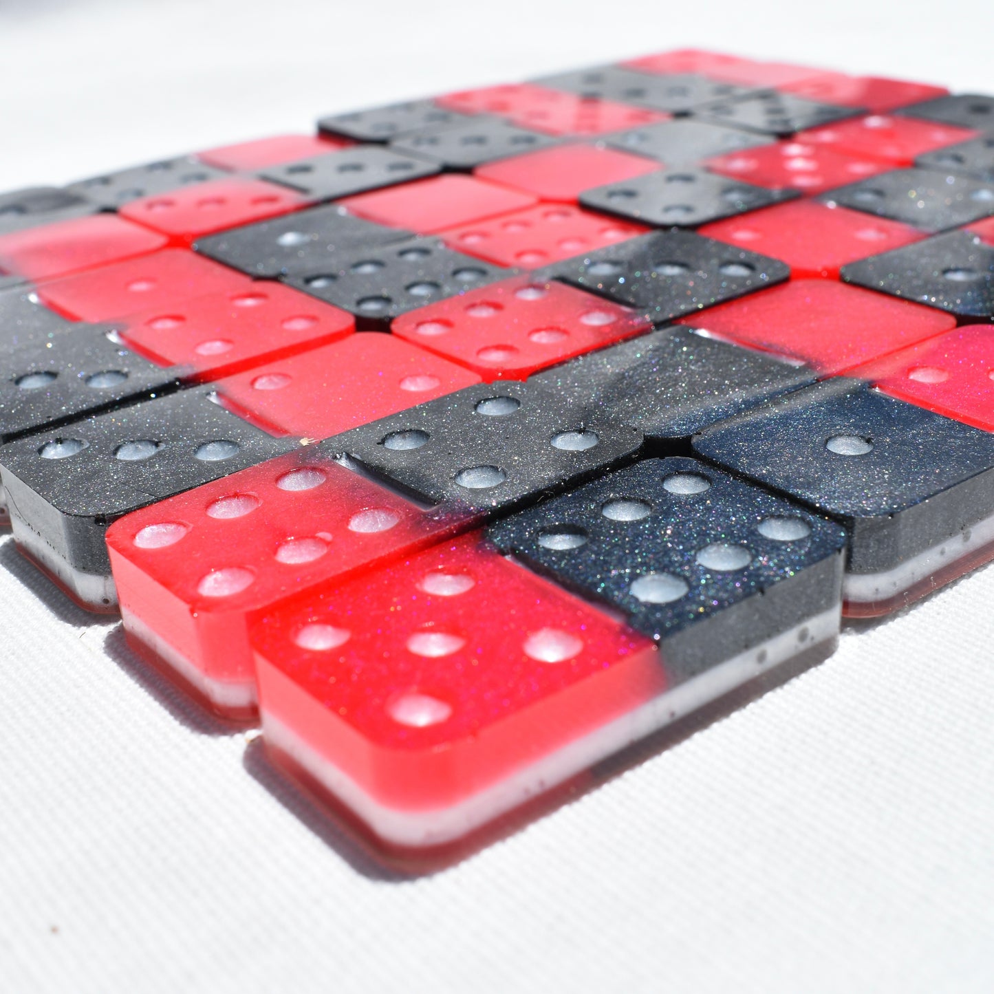 Trinidad Themed Dominoes • Trinidadian Flag Dominoes • Personalized Dominoes Set