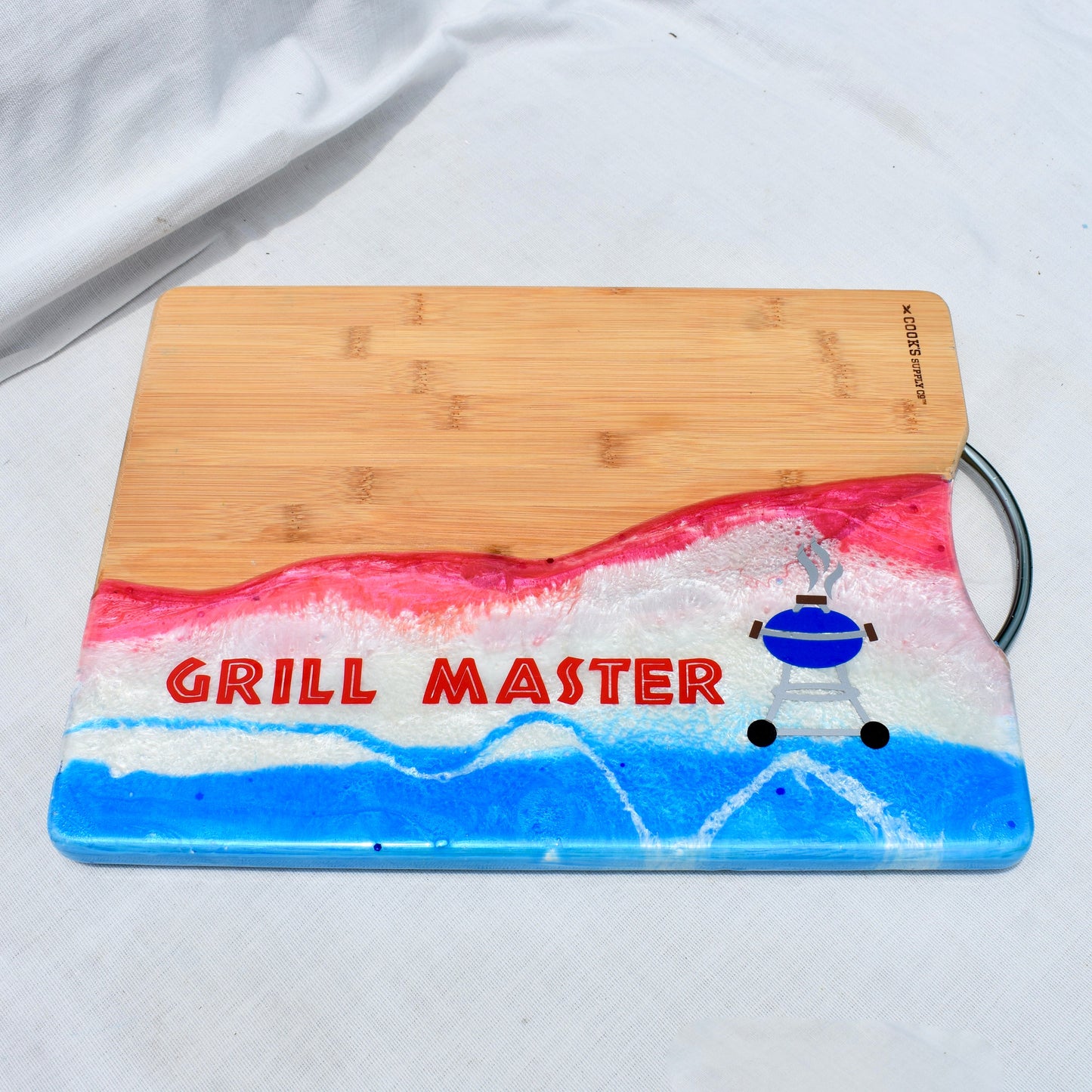 Grill Gift for Dad • Grill Master Cutting Board • BBQ Cutting/Serving Board