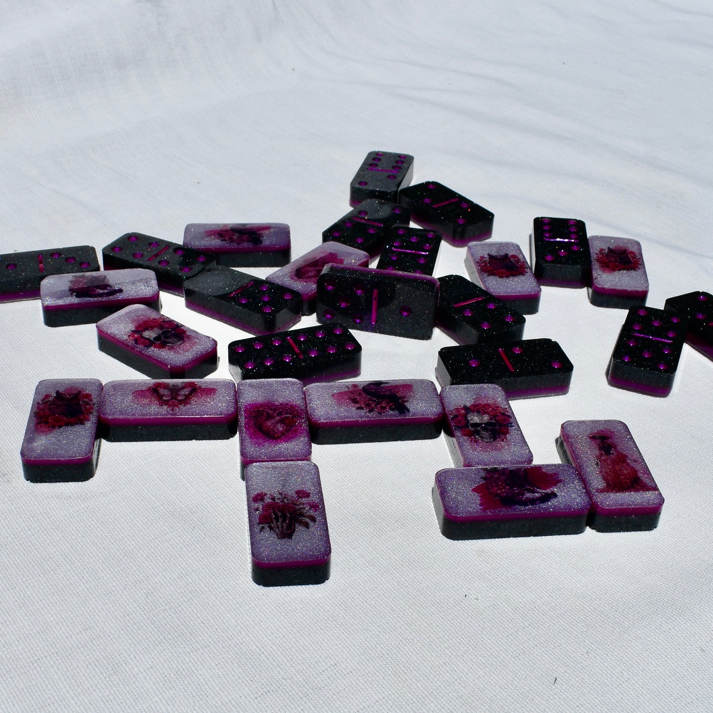 Dominoes for Goth Girl • Gothic Dominoes • Dominoes Gift for Her