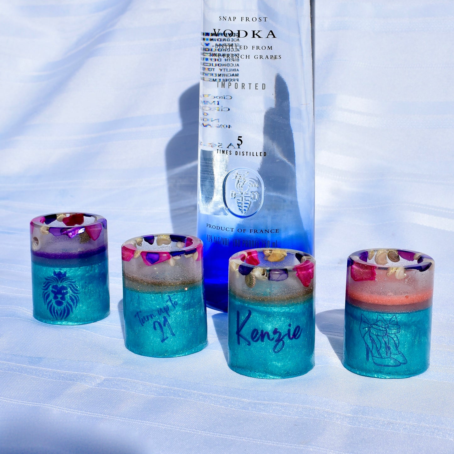 Personalized Shot Glasses • Birthday Shot Glass Set for Shots/Shooters
