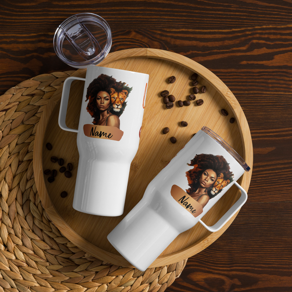 Leo Birthday Travel Mug • Personalized Leo Mug Gift for Her• Leo Zodiac Travel Mug