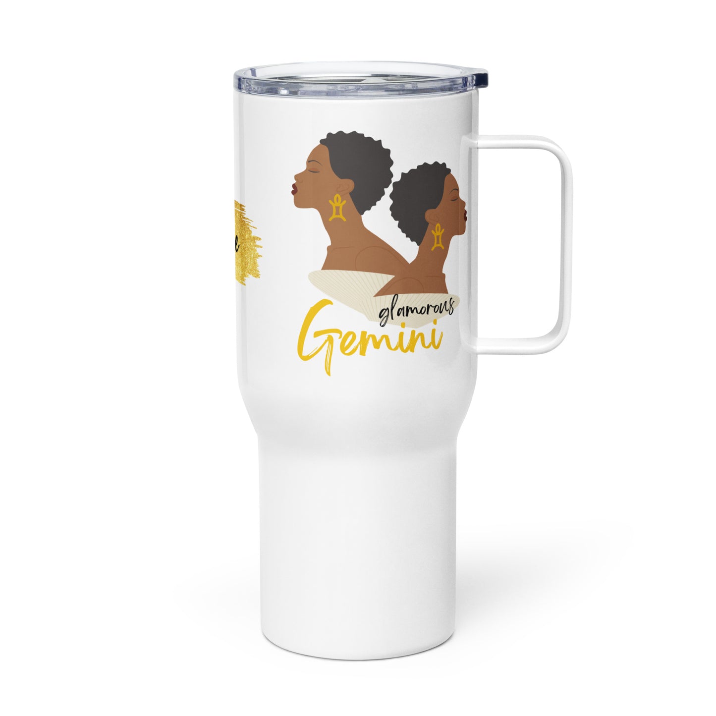 Gemini Zodiac Travel Mug for Her • Personalized Gemini Travel Mug