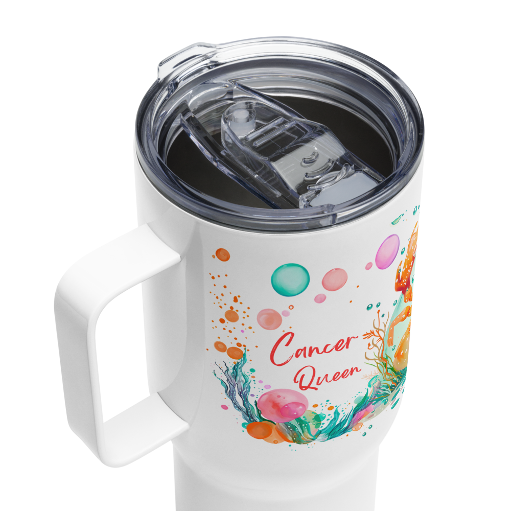 Cancer Birthday Travel Mug • Personalized Cancer Mug Gift for Her