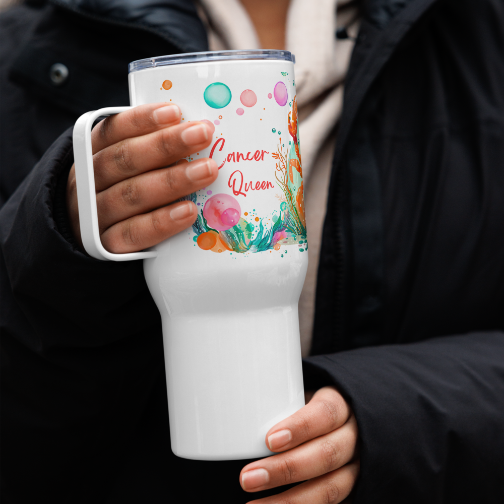Cancer Birthday Travel Mug • Personalized Cancer Mug Gift for Her