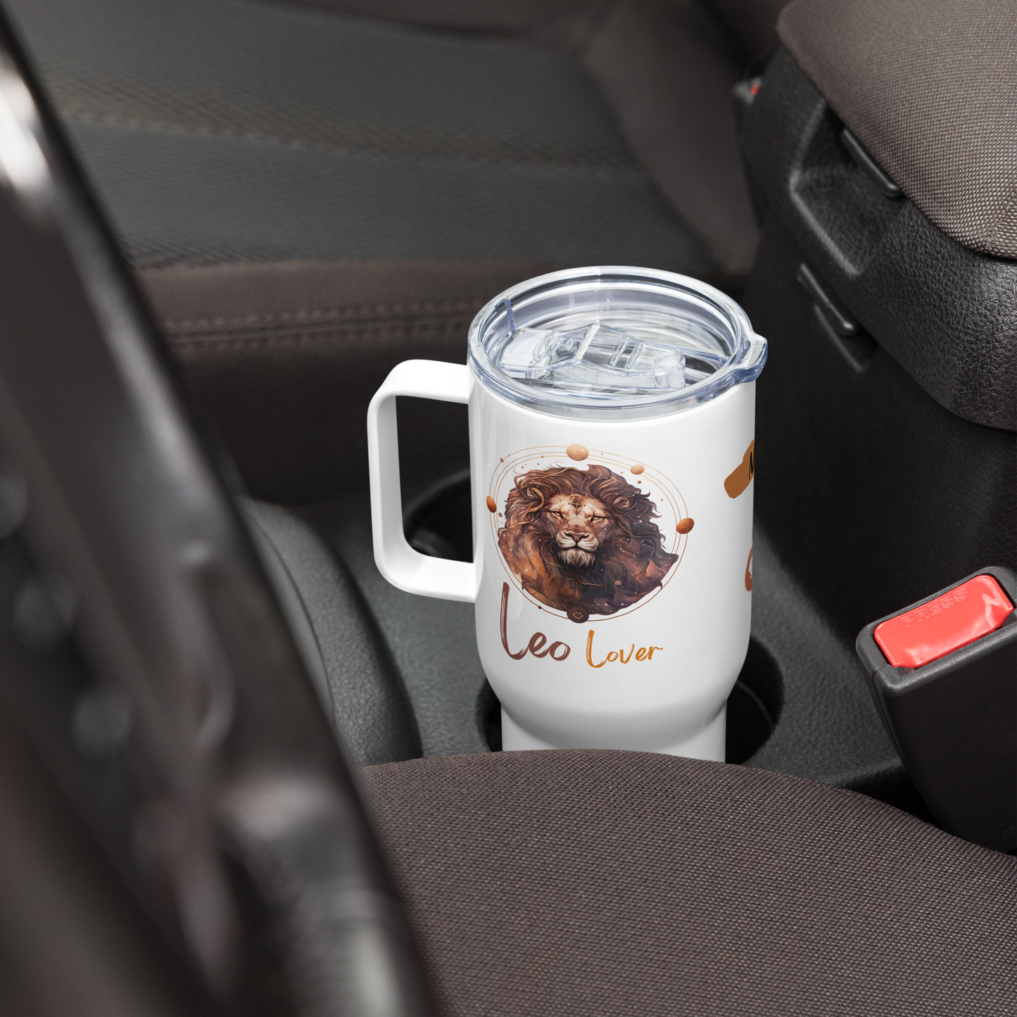 Leo Birthday Travel Mug • Personalized Leo Mug Gift for Him• Leo Zodiac Travel Mug