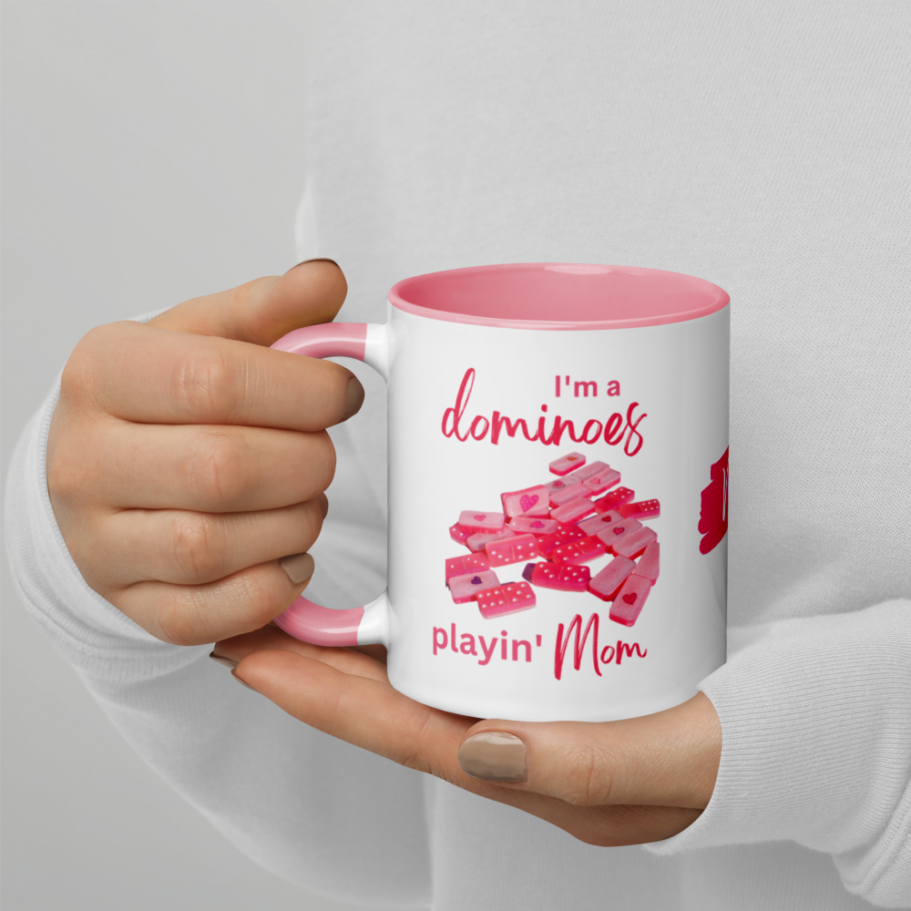 Personalizable “Dominoes” Mug for Mom • DOMINO LOVER MUG • Mom Dominoes Mug