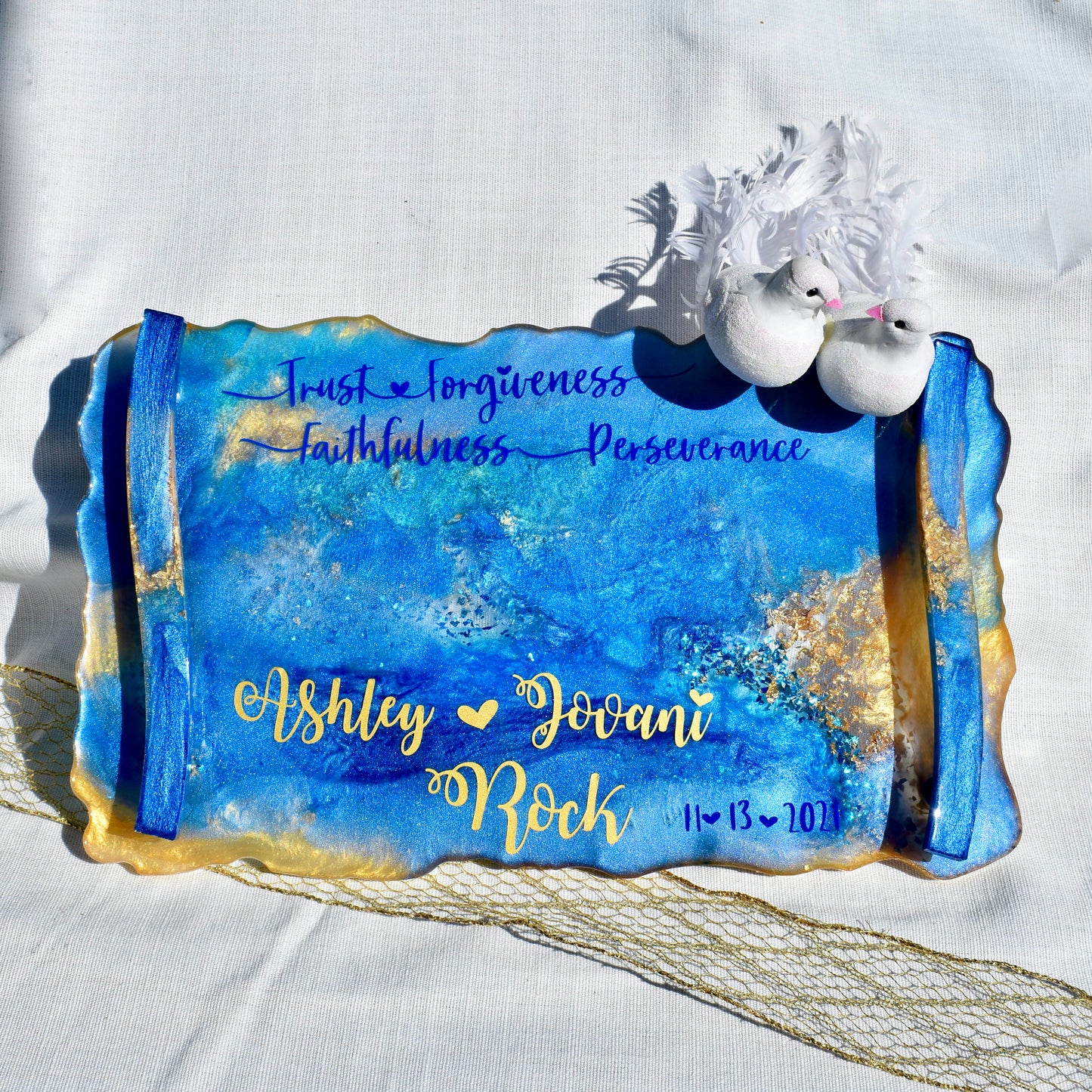 Personalized Wedding Tray