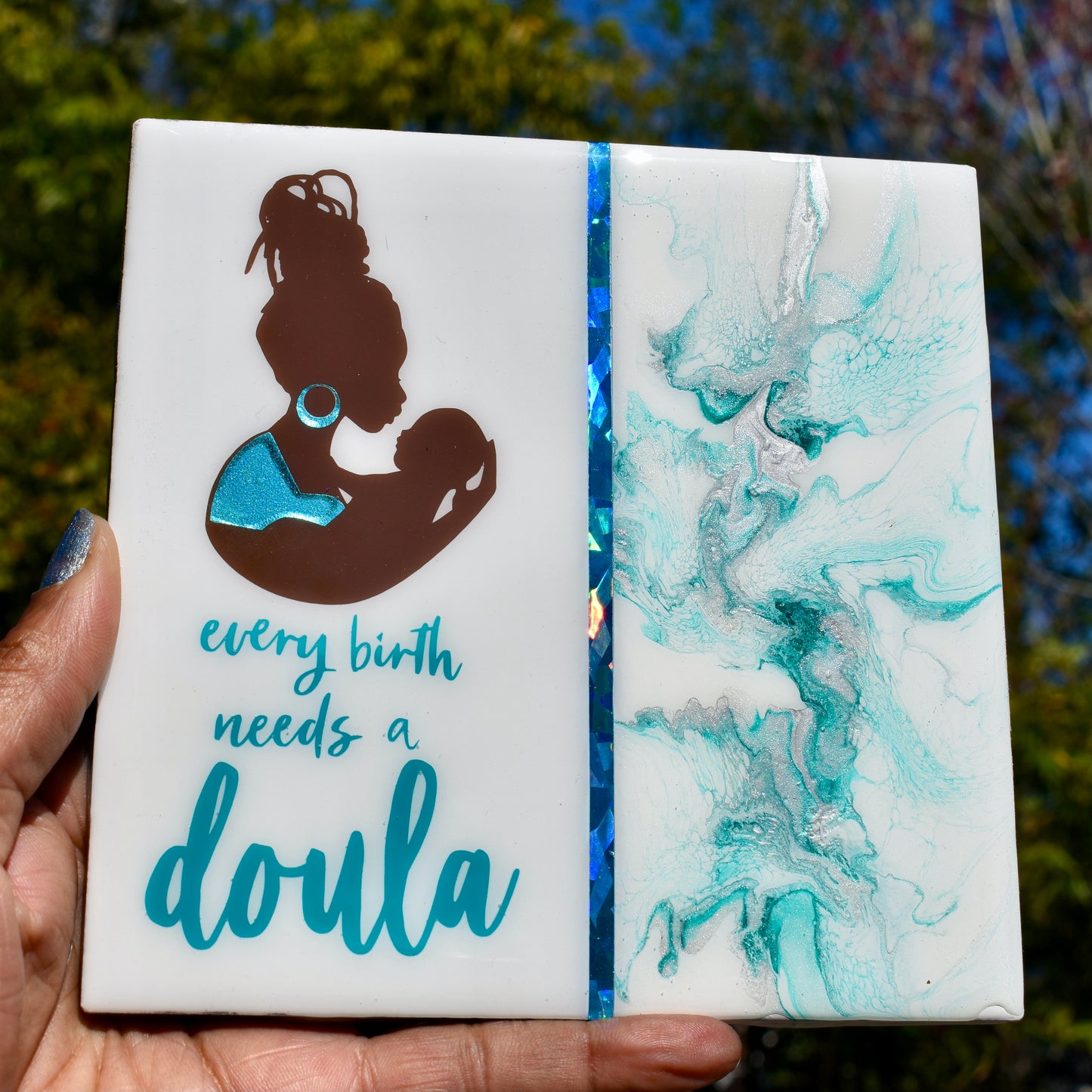 Coasters for a Doula • Black Birth Support Coasters • Doula Thank You Gift