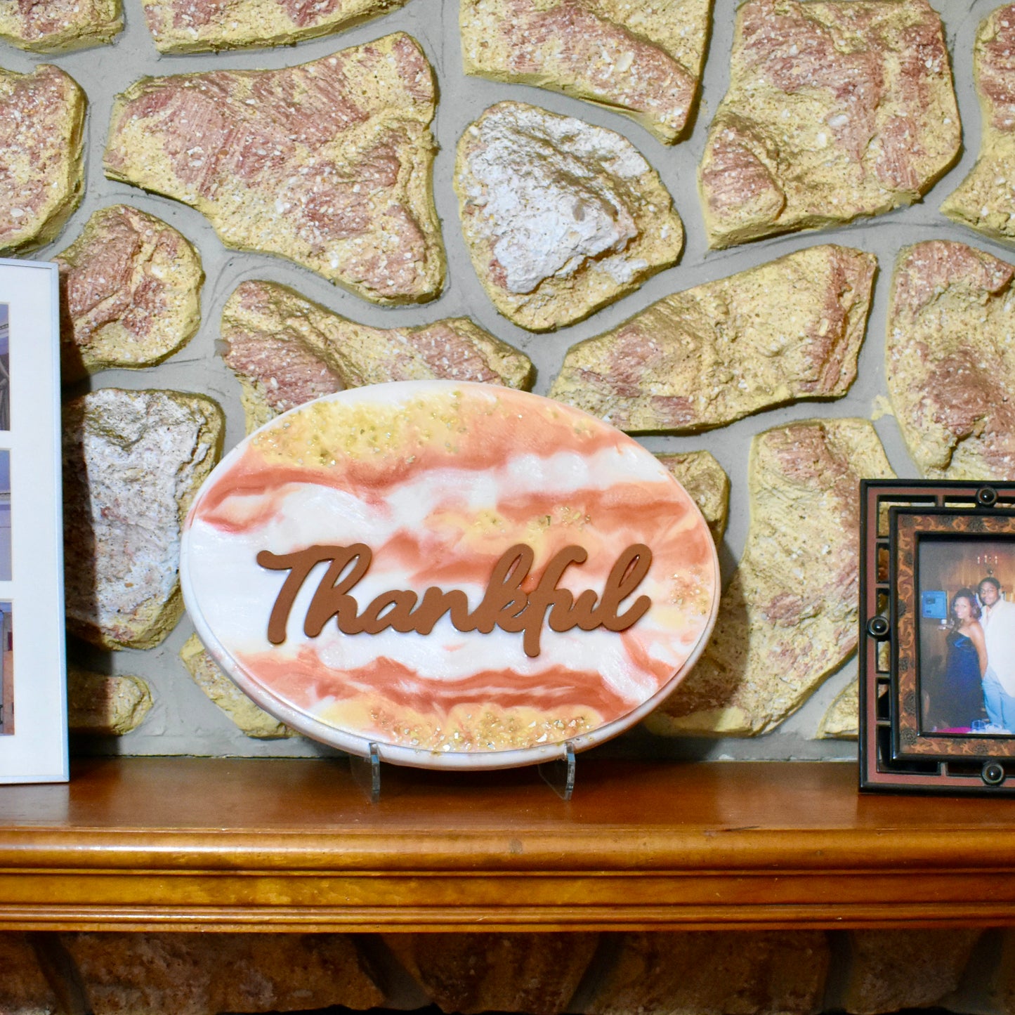 "Blessed" Mantel Decor – Christian Wall Art