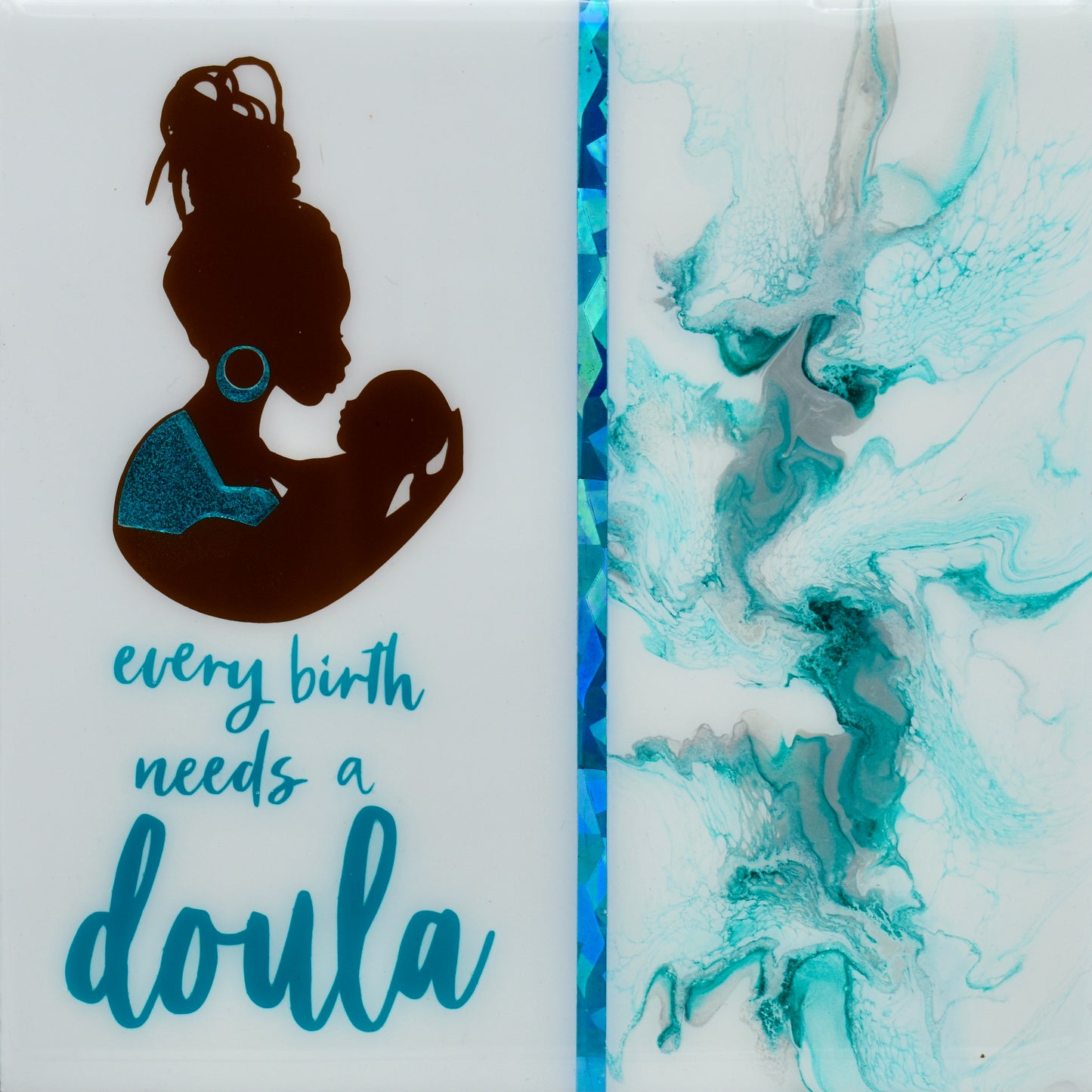 Coasters for a Doula • Black Birth Support Coasters • Doula Thank You Gift