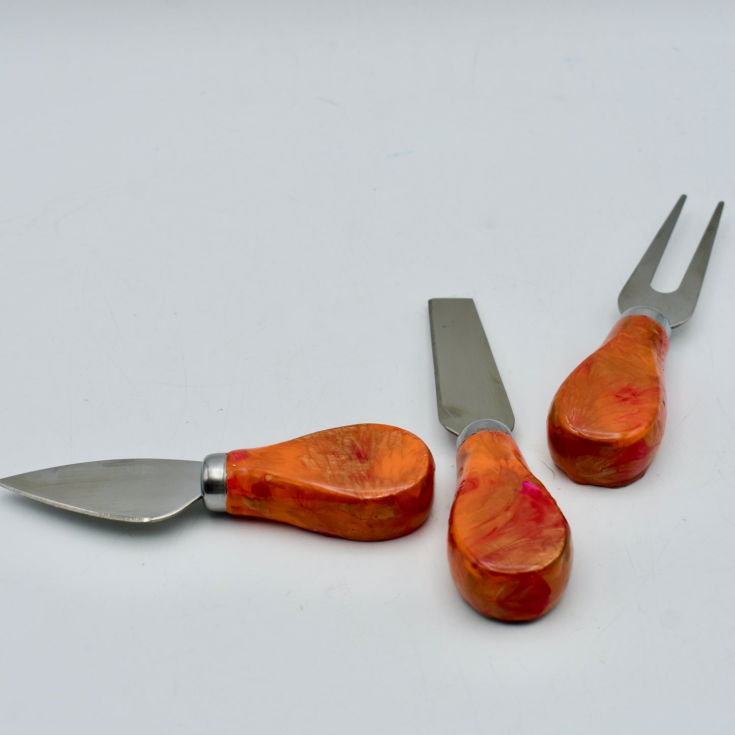 4-Piece Gourmet Cheese Tool Set • 3-Piece Beach Themed Cheese Knife Set • Custom Cheese Tools  Set