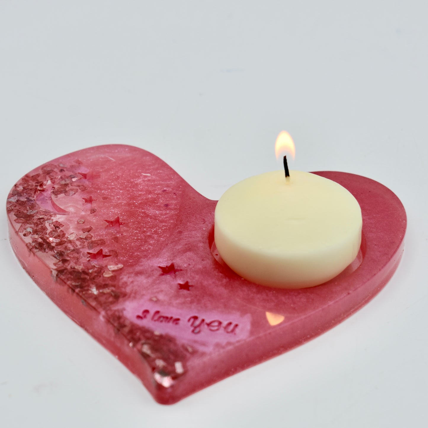 Heart Shaped Candle Holder • Heart Shaped Shot Glass Holder