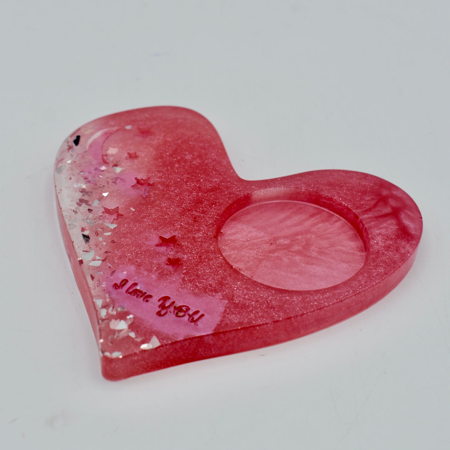 Heart Shaped Candle Holder • Heart Shaped Shot Glass Holder
