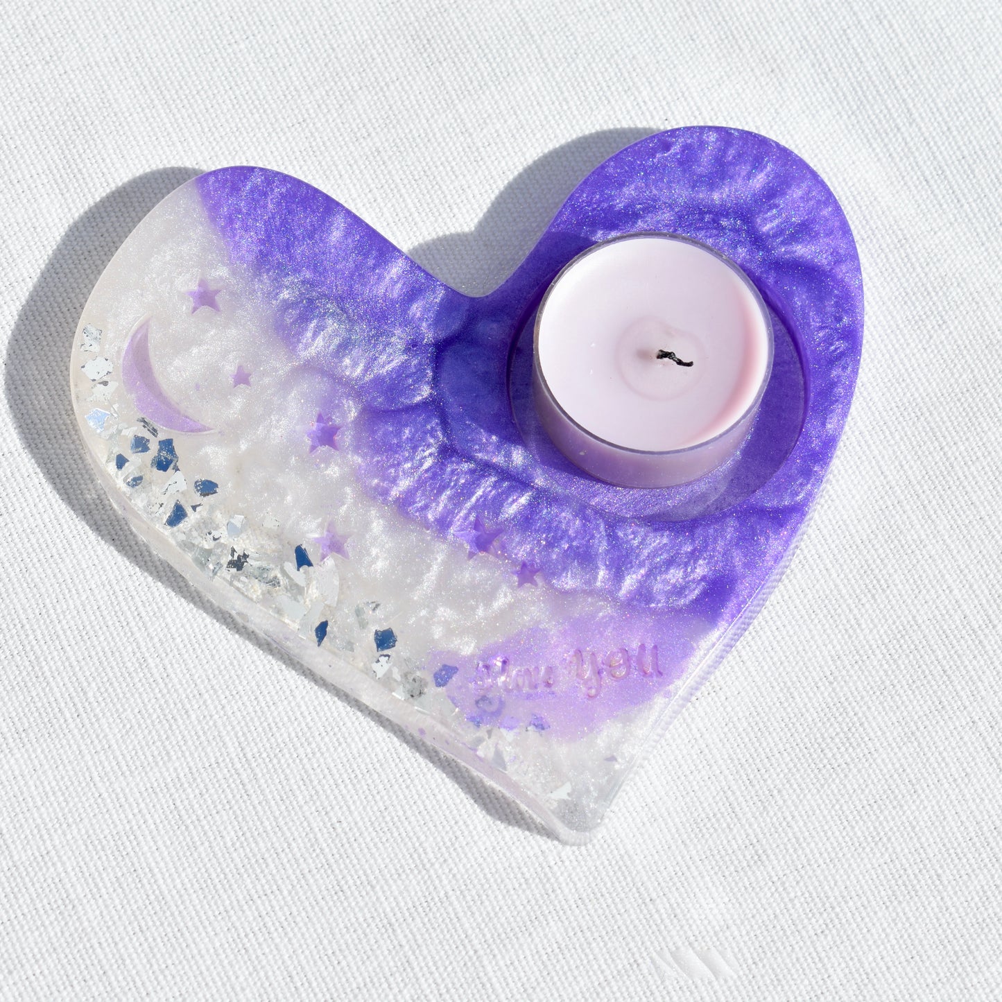 Heart Shaped Candle Holder • Heart Shaped Shot Glass Holder