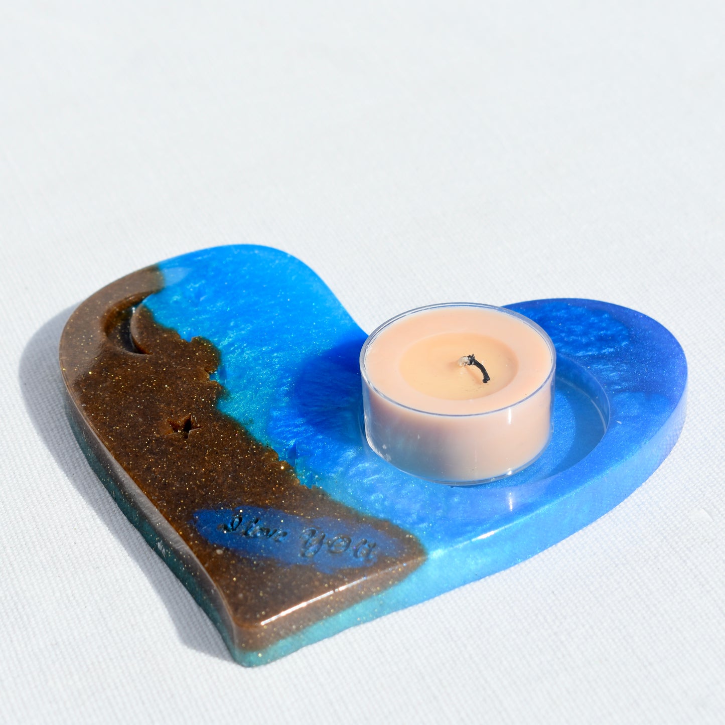 Heart Shaped Candle Holder • Heart Shaped Shot Glass Holder