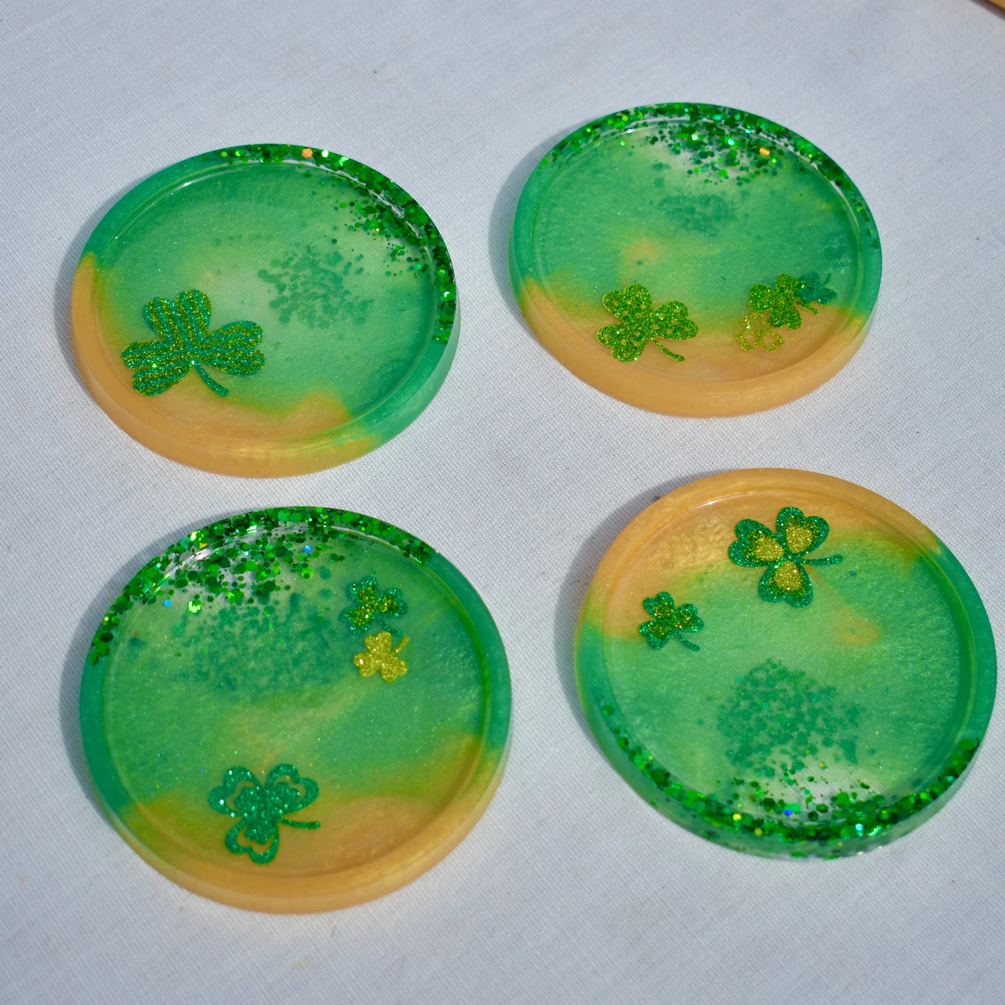 St. Patrick’s Day Coasters • Irish Themed Coasters