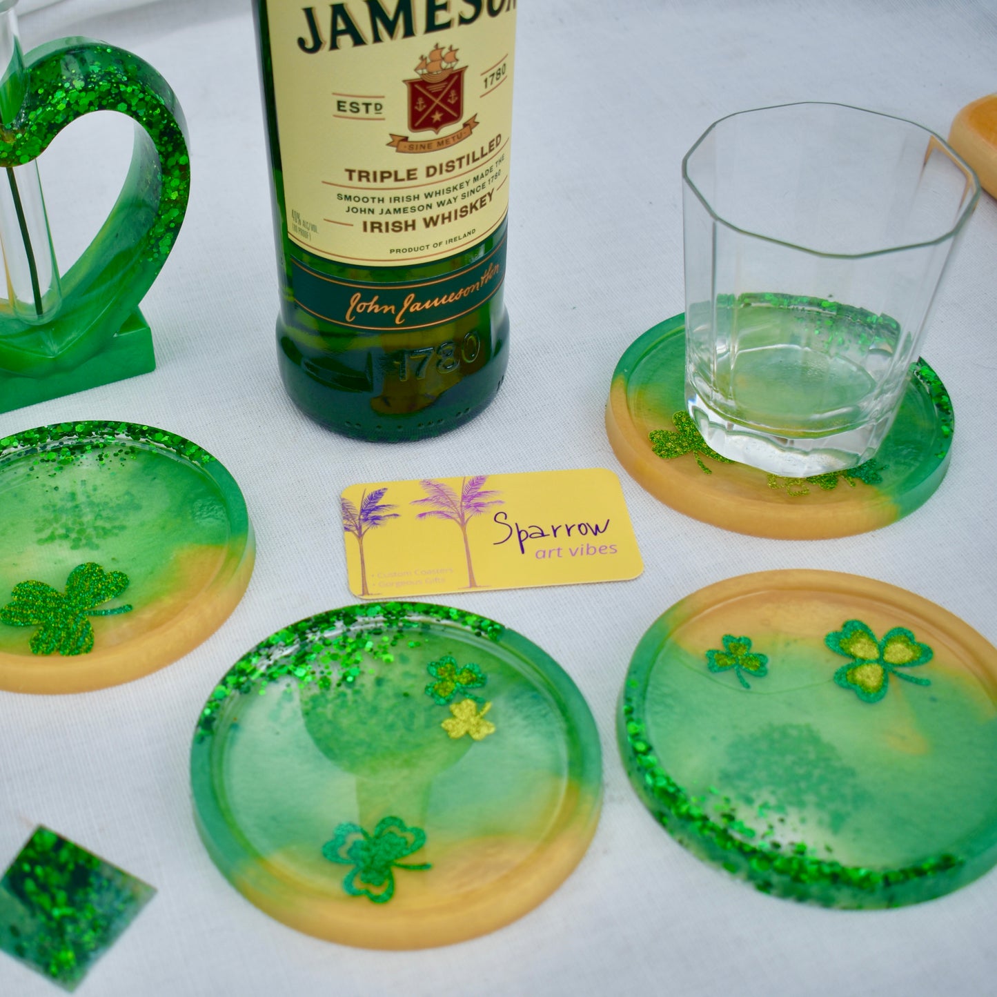 St. Patrick’s Day Coasters • Irish Themed Coasters