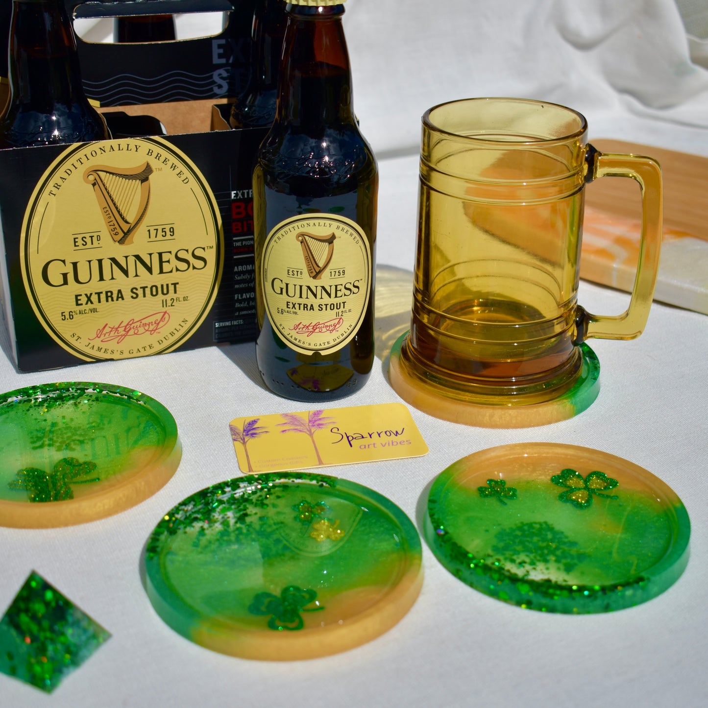 St. Patrick’s Day Coasters • Irish Themed Coasters