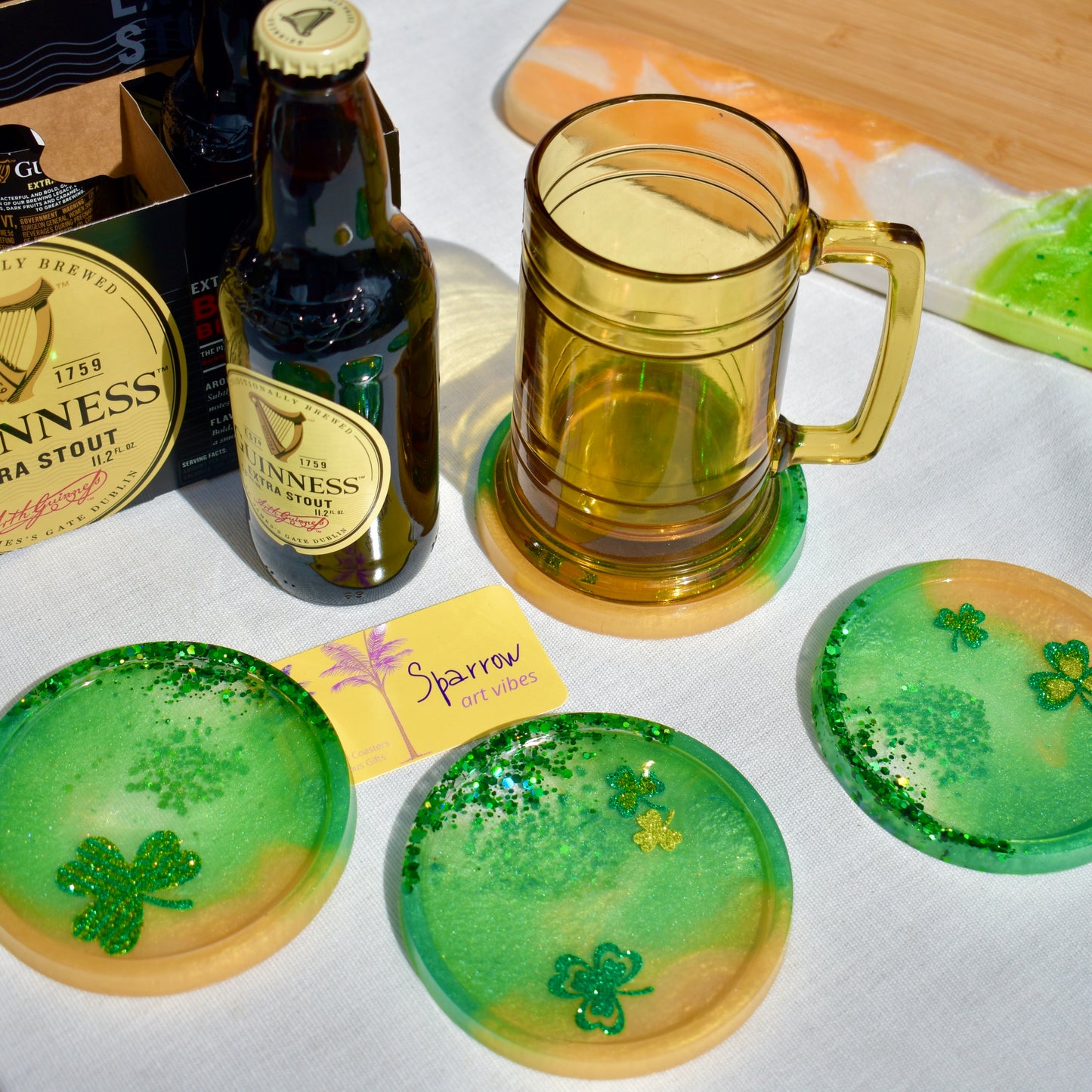 St. Patrick’s Day Coasters • Irish Themed Coasters