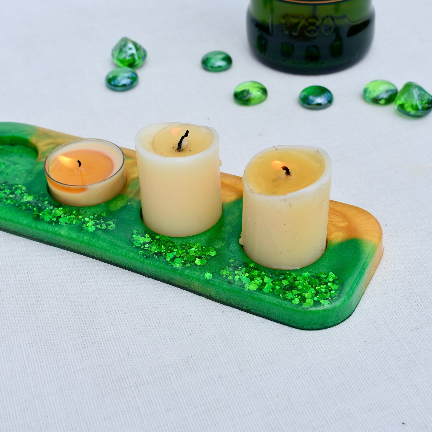 Irish Themed Shot Glass Paddle - 🍀Green & Gold Shot Glass Holder –  Beer Flight