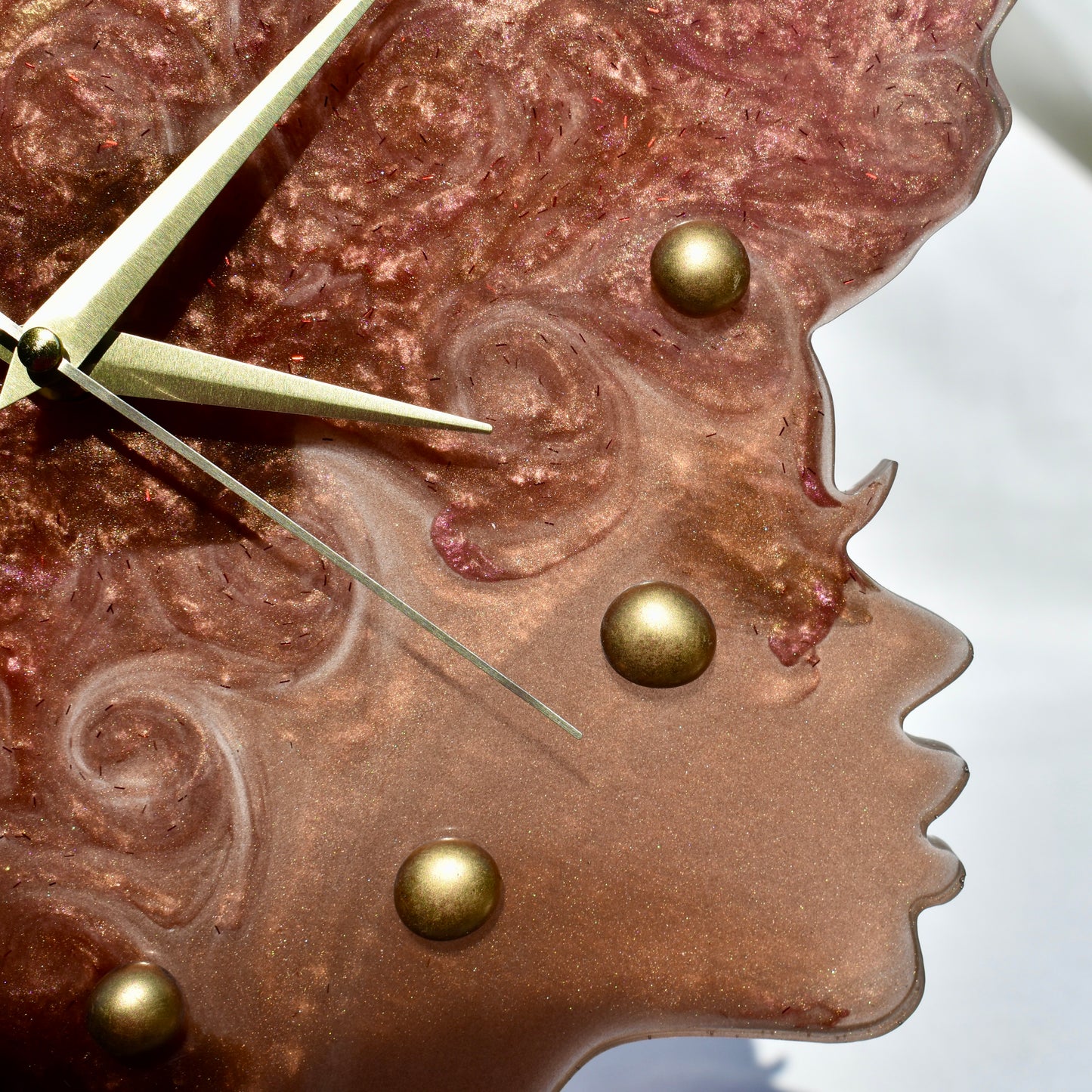 Jamaican Wall Clock • Afro Lady Wall Clock