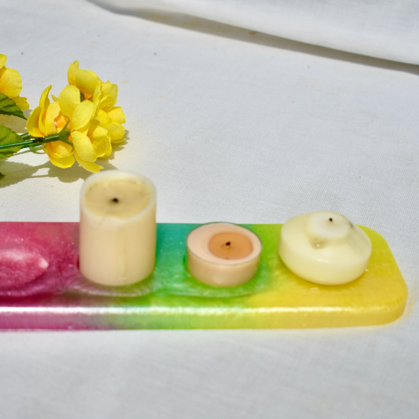 Spring Shot Glass Holder • Easter Shot Glass Paddle • Spring Candle Holder