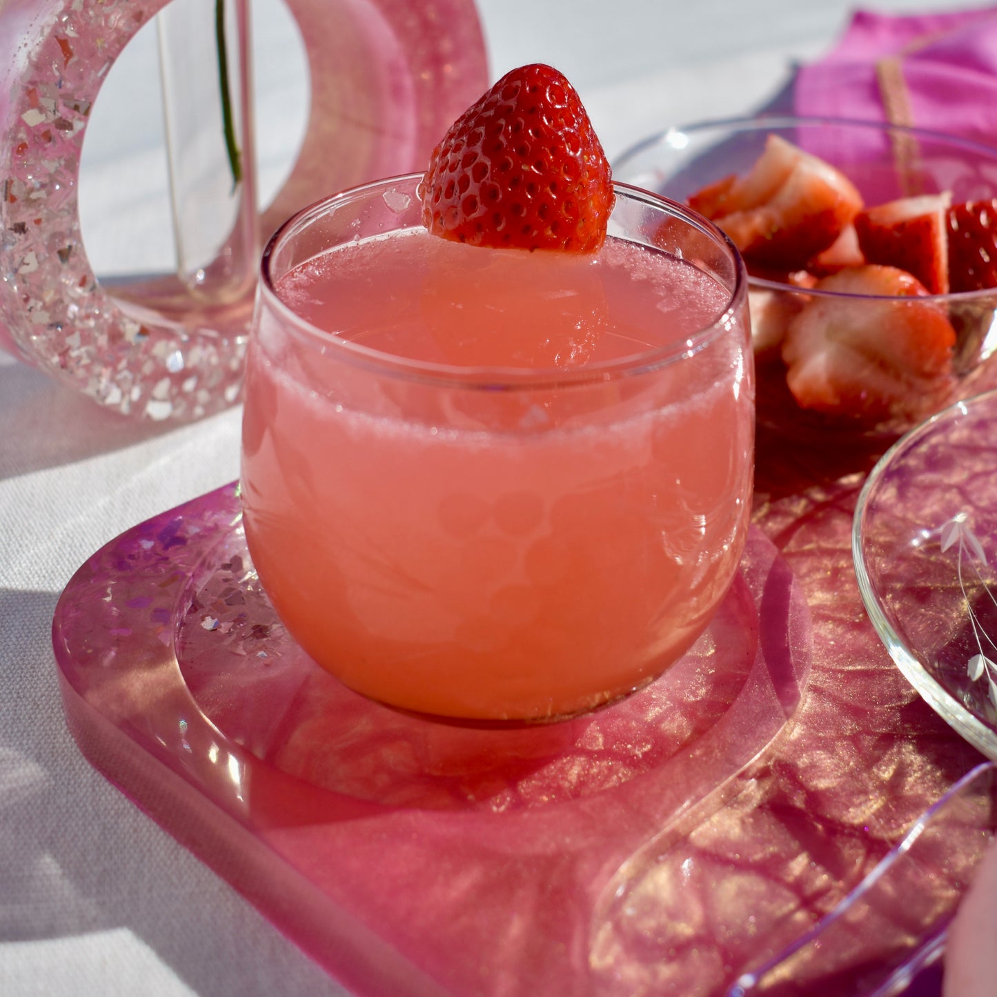 Rose Quartz Breakfast  & Snack Tray