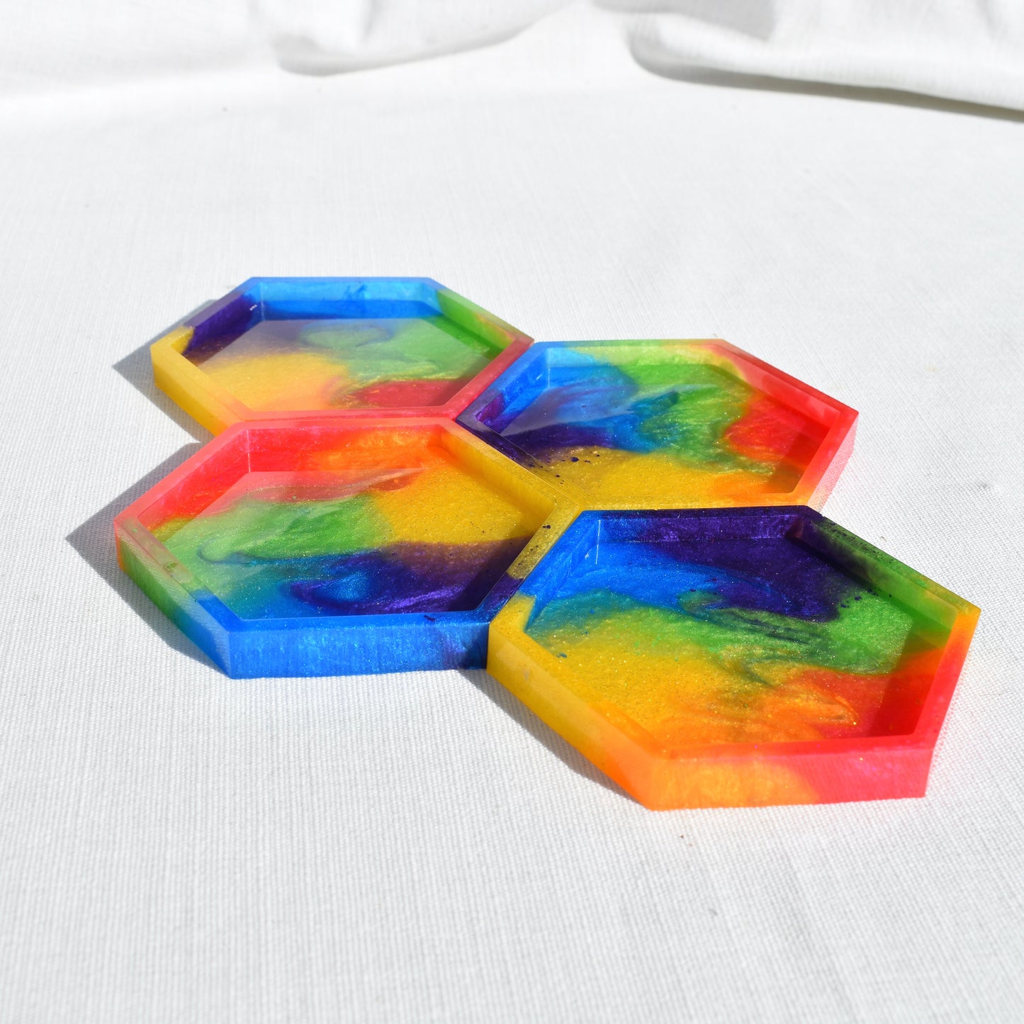 LGBTQ Coaster Set • LGBTQ Pride Coasters • Rainbow Coasters