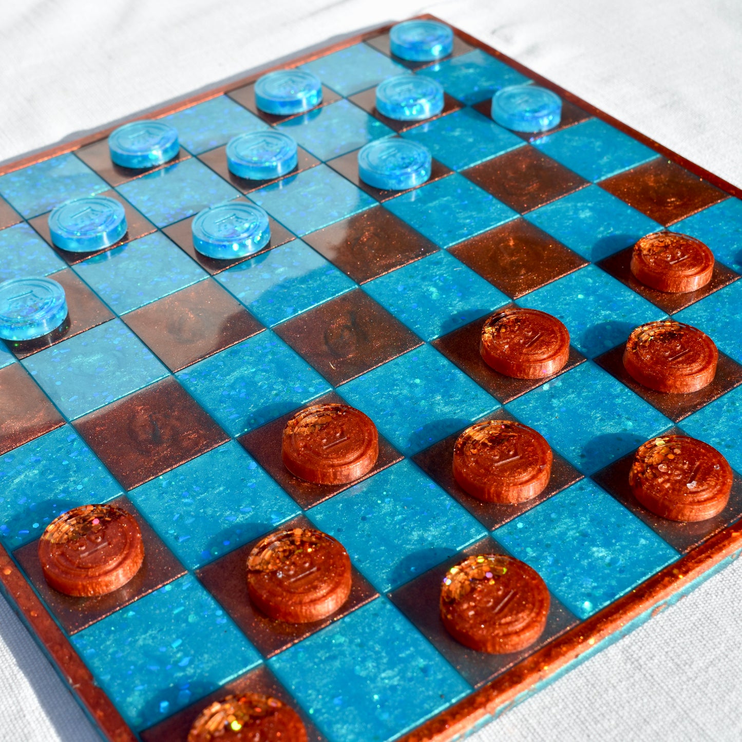 Premium Chess & Checkers Set • Sleek Custom Chess & Checkers Set