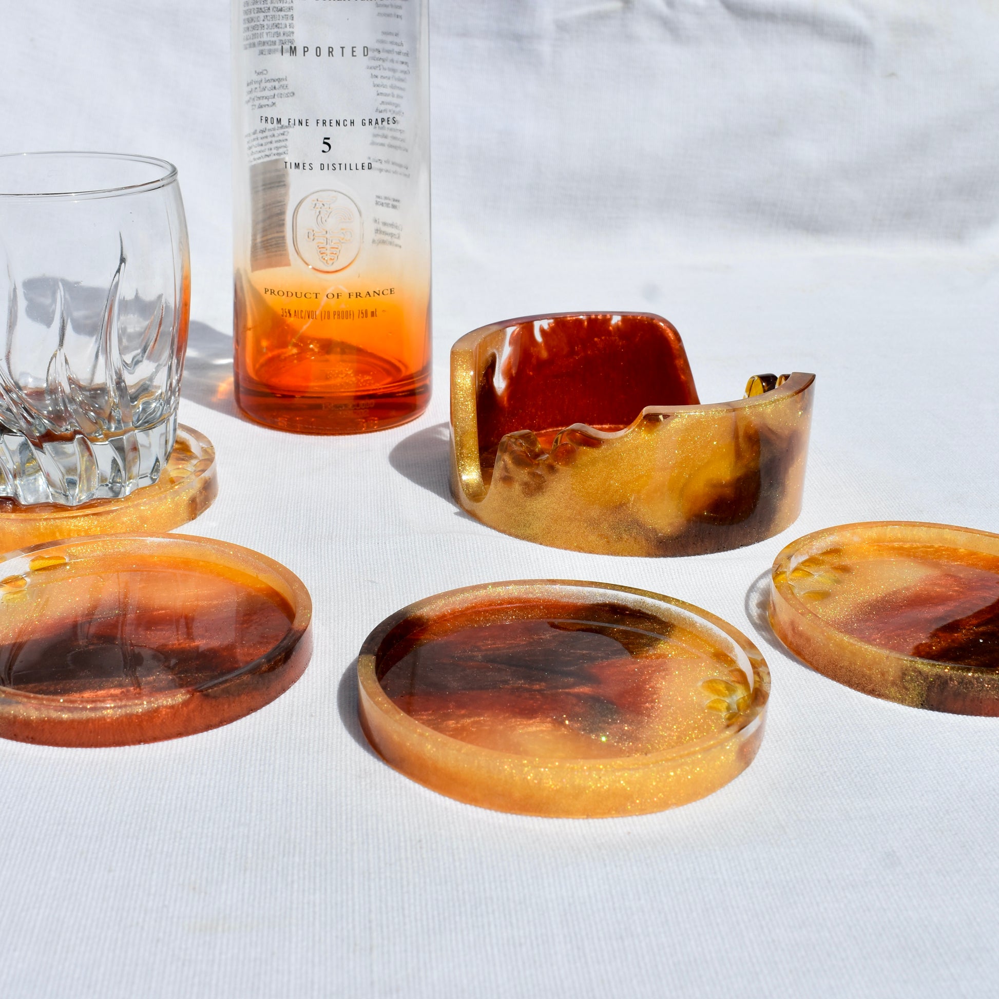Elegant Vintage Glass Measuring Cups