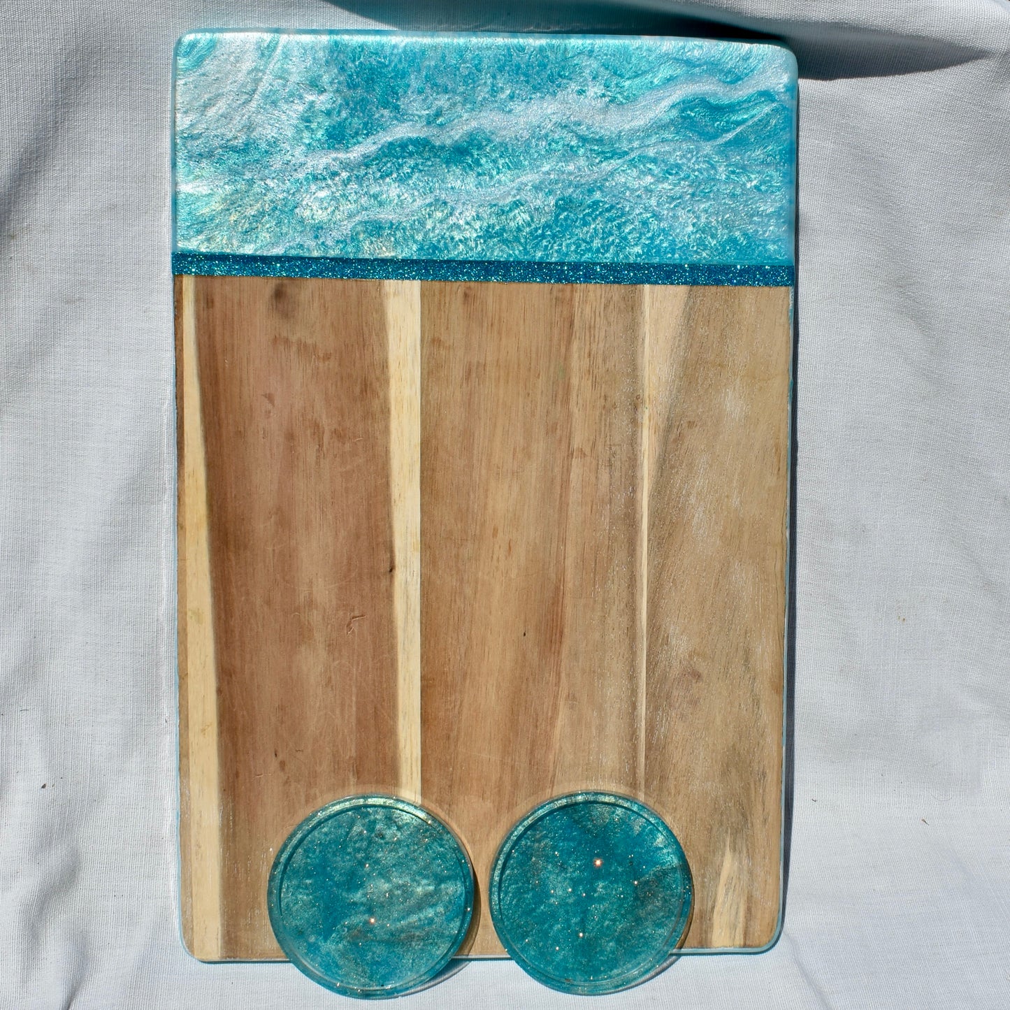 Beach Themed Cheeseboard • Ocean Cheeseboard Gift • Housewarming Gift