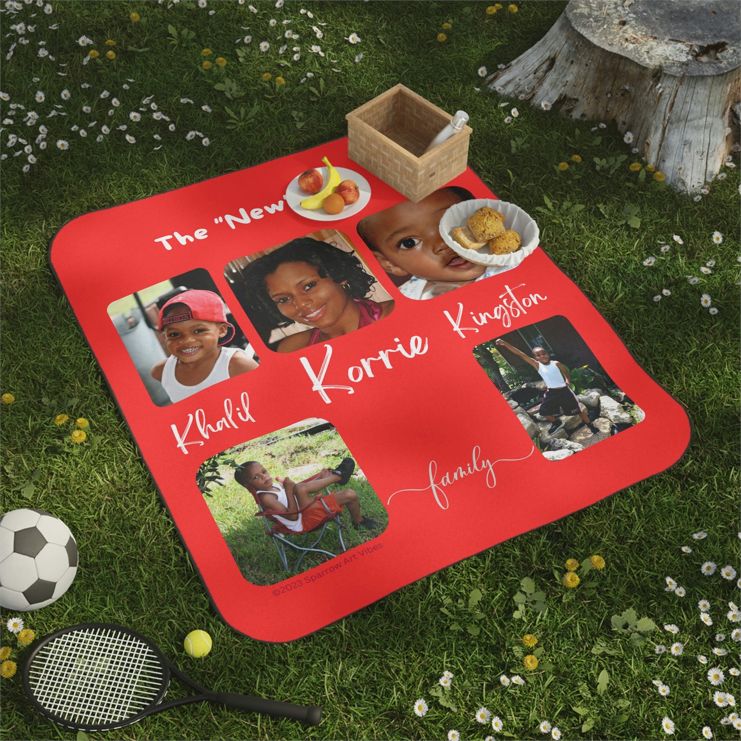 Personalized Mother's Day Picnic Blanket • Personalized Gift for Mom • Family Picnic Blanket