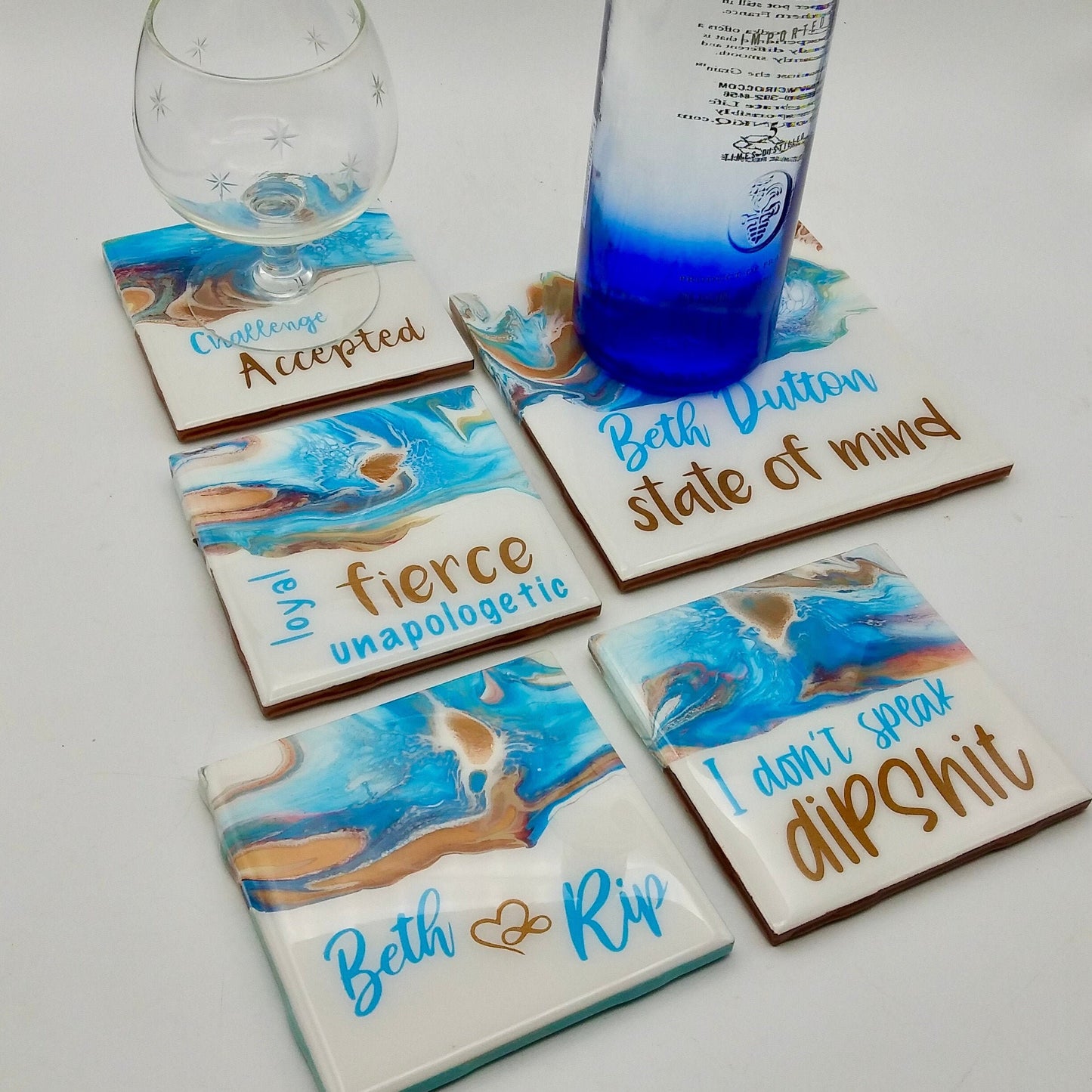 Beth Dutton State of Mind Coasters