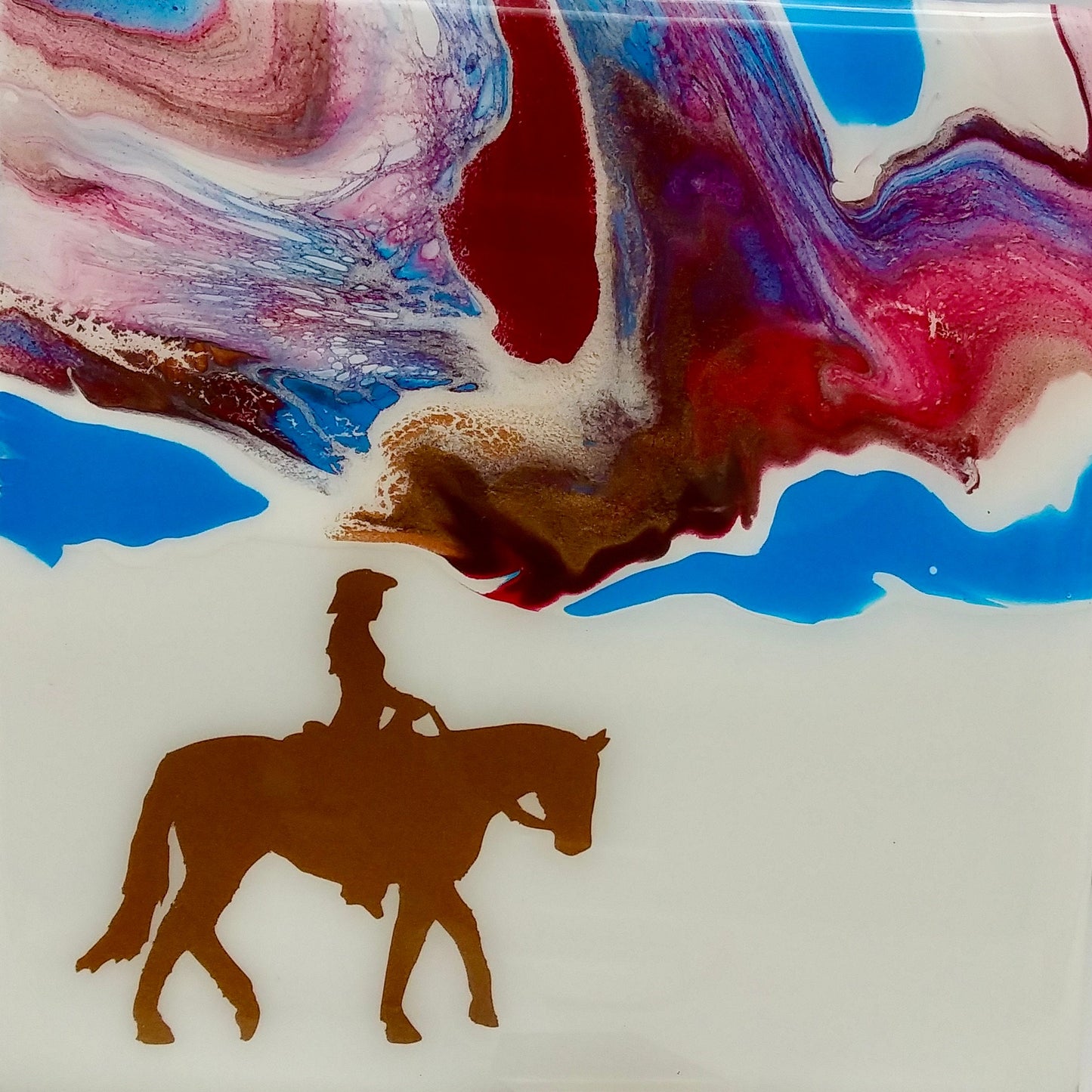 "Cowgirl Up" Ceramic Coaster Set