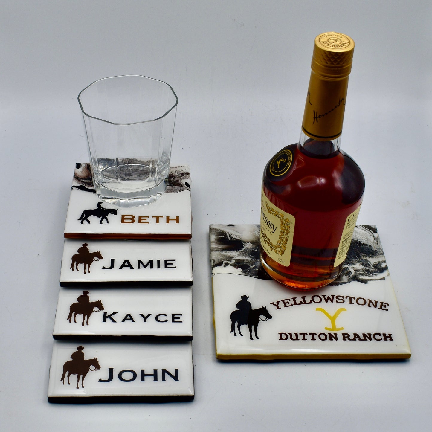 Yellowstone Dutton Ranch Coasters