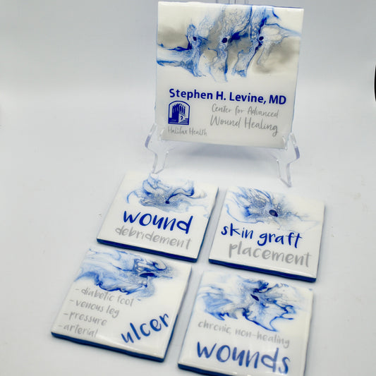 Personalized Corporate Gifts - Corporate Gift Idea - Custom Corporate Coasters – Branded Corporate Gifts - Home/Office Drink Coasters