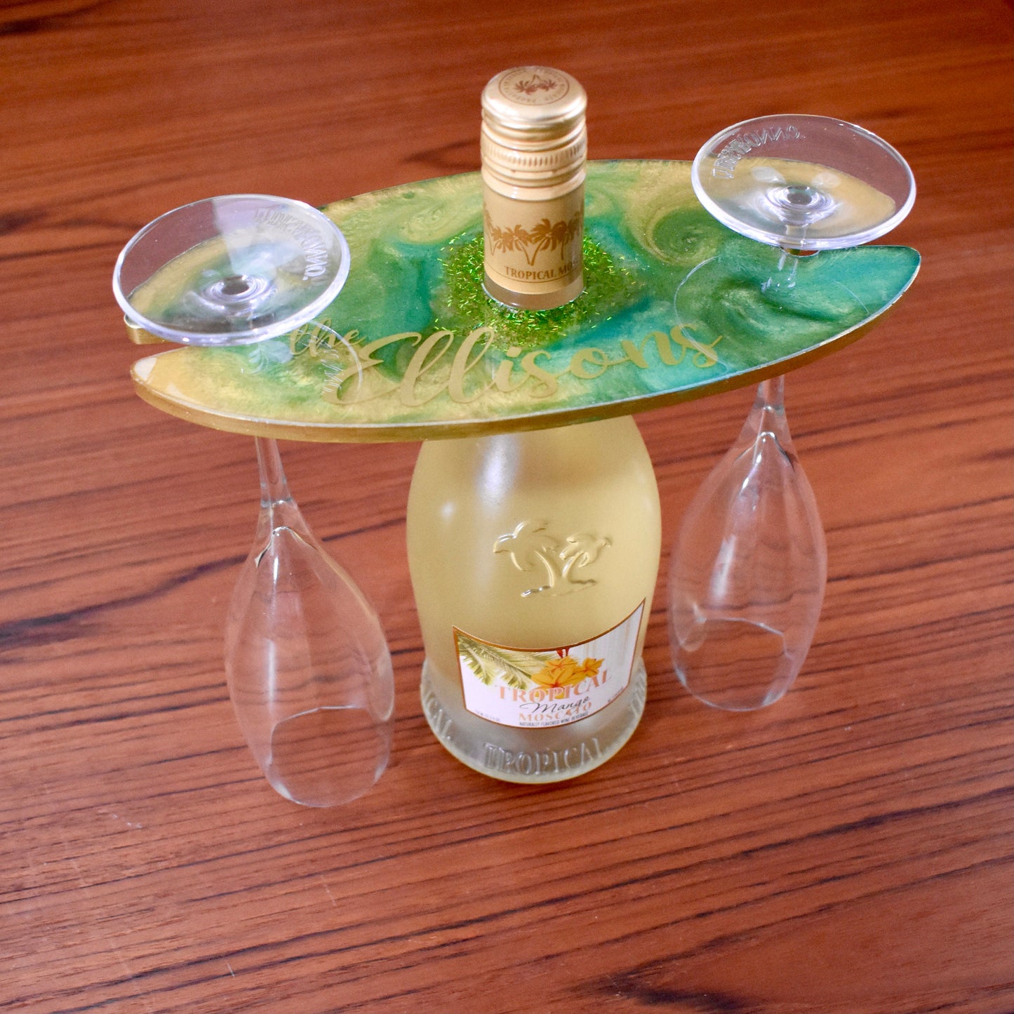 Personalized Wine Butler – Custom Bottle Caddy