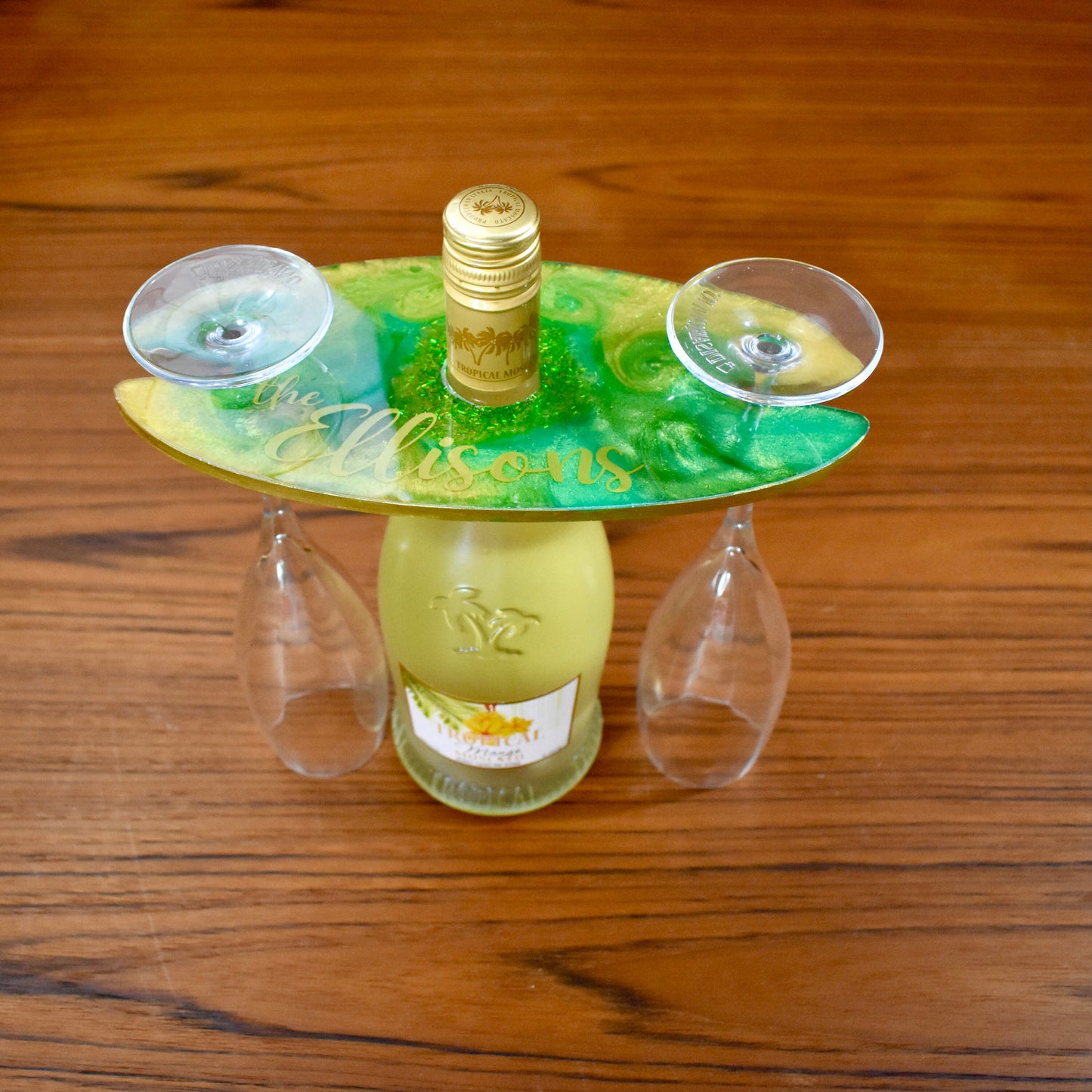 Personalized Wine Butler – Custom Bottle Caddy