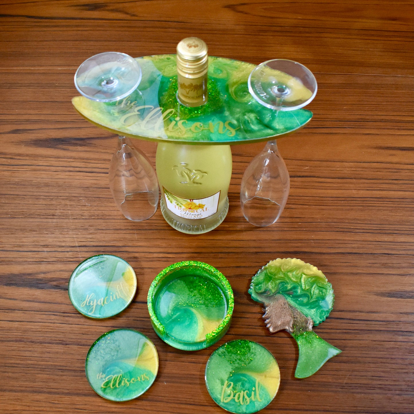 Personalized Wine Butler – Custom Bottle Caddy