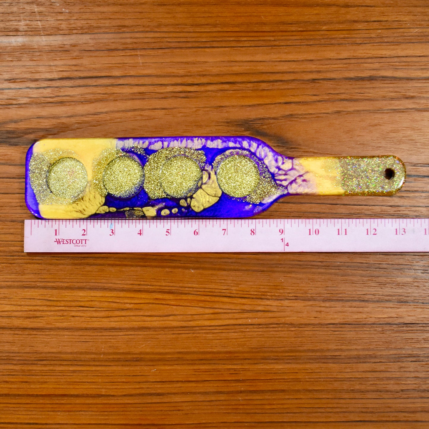 Purple & Gold Shot Glass Holder/Paddle – Flight Paddle