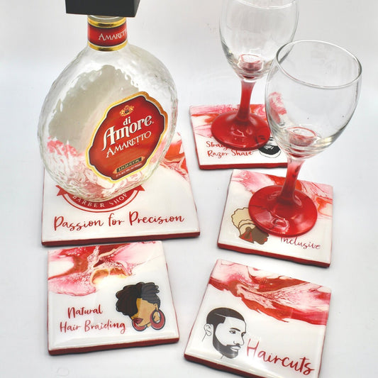 Personalized Business Gifts – Staff Appreciation Gift - Gift for Employee - Business Gift Idea - Coworker Gift - Custom Corporate Coasters