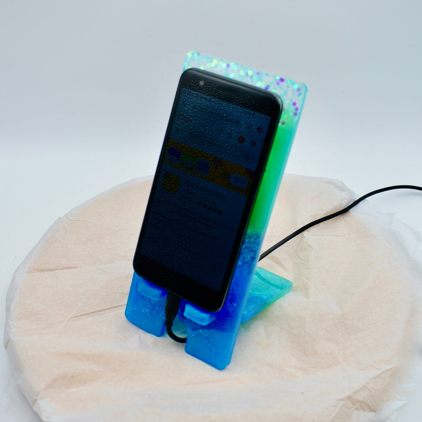 Customizable Beach Lover Cell Phone Stand