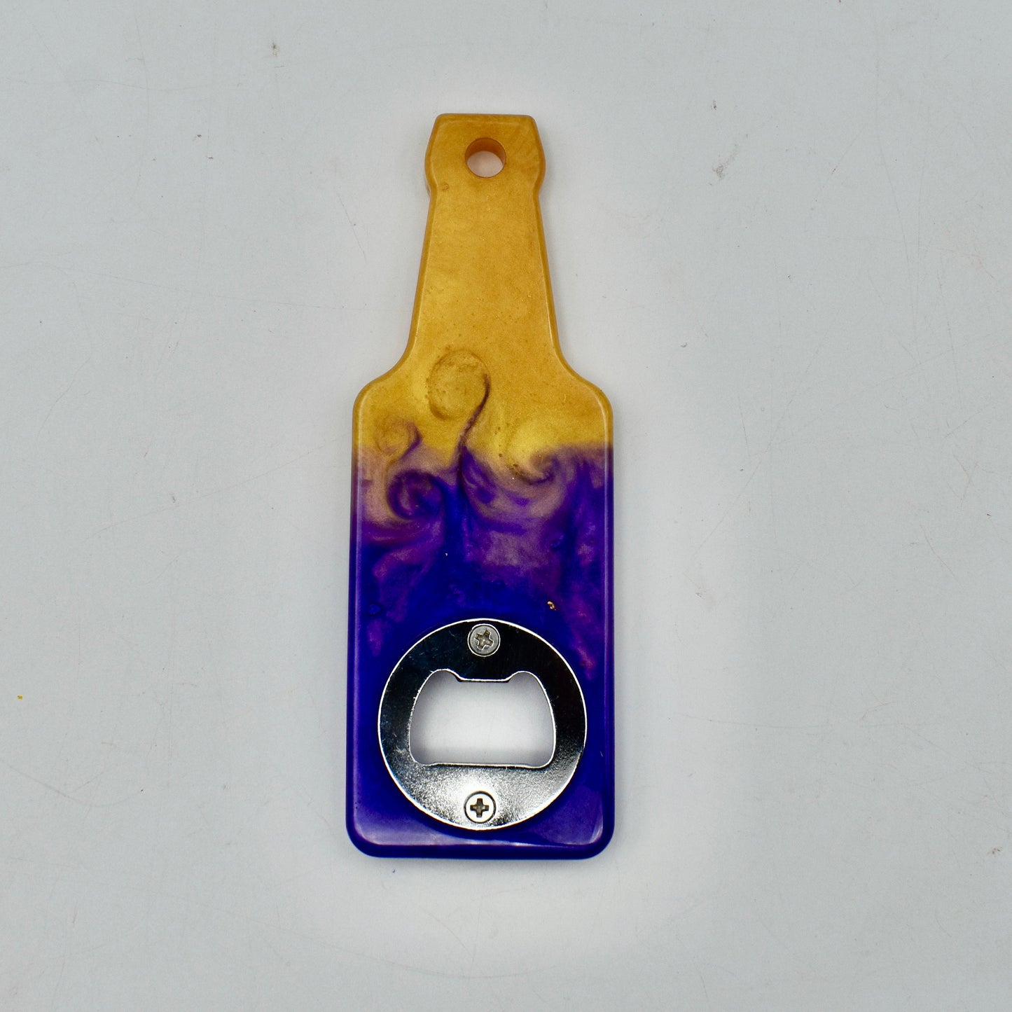 PERSONALIZED Purple & Gold Bottle Opener