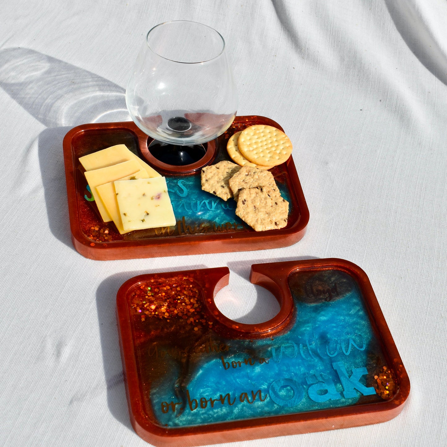 Fun Yellowstone Quotes Snack Tray Set