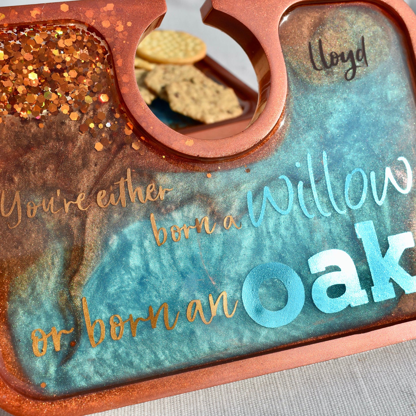 Fun Yellowstone Quotes Snack Tray Set